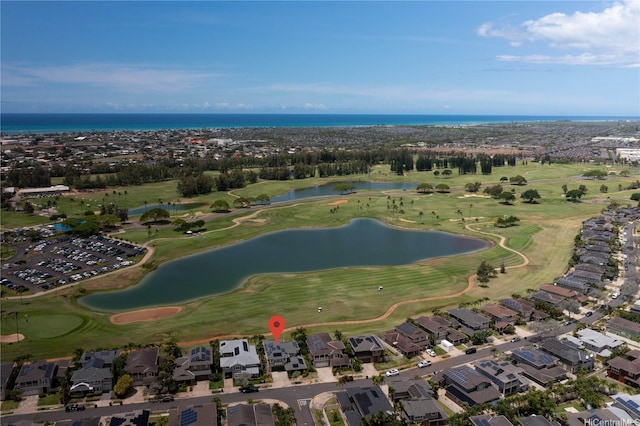 91-1243 Kuanoo St, Ewa Beach, HI 96706 - view of property location with a nearby body of water, nearby suburban area, and a golf course