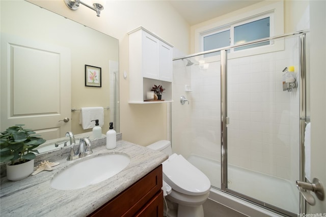 91-1243 Kuanoo St, Ewa Beach, HI 96706 - full bathroom featuring a stall shower, vanity, and toilet