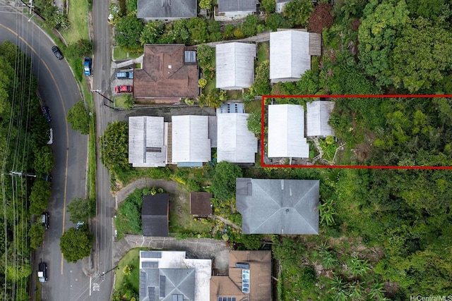 2519 Lai Rd Unit C, Honolulu, HI 96816 - aerial view of property's location with property parcel outlined