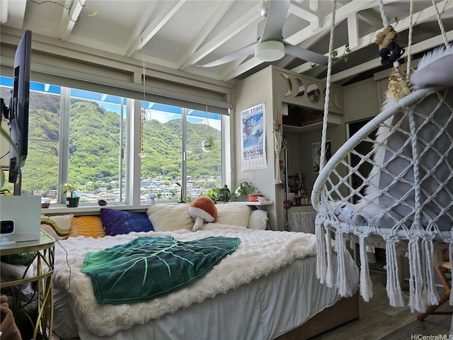 2519 Lai Rd Unit C, Honolulu, HI 96816 - bedroom with wood finished floors