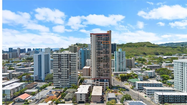 1201 Wilder Ave Unit 2701, Honolulu, HI 96822 - city view with a mountain backdrop