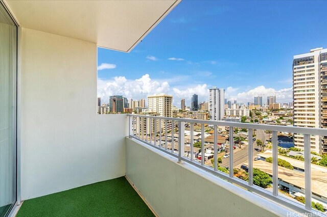 796 Isenberg St Unit 11A, Honolulu, HI 96826 - balcony featuring a view of city