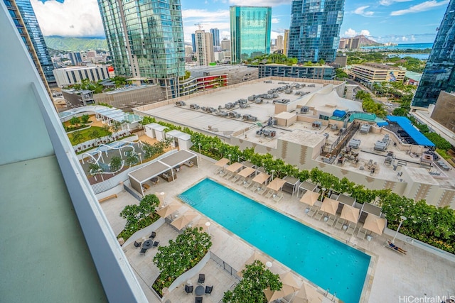 1000 Auahi St Unit 1404, Honolulu, HI 96814 - view of swimming pool featuring a view of city