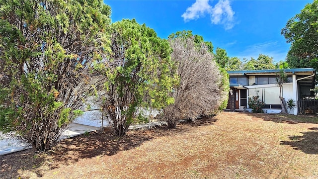 view of yard