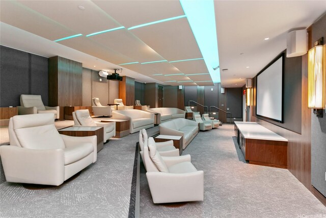629 Keeaumoku St Unit 3401, Honolulu, HI 96814 - view of carpeted cinema room