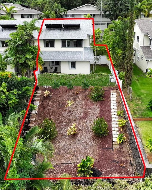103 Kahako St Unit A, Kailua, HI 96734 - view of subject property with property boundaries highlighted