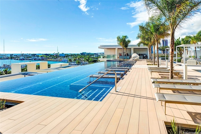 1118 Ala Moana Blvd Unit 1203, Honolulu, HI 96814 - view of dock featuring a water view