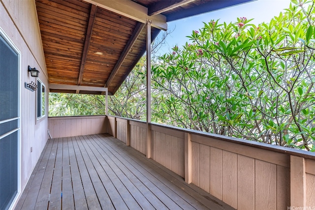 view of deck