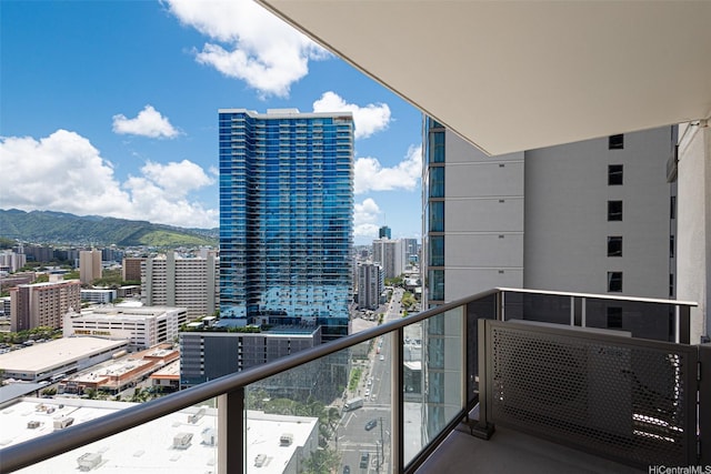 1388 Kapiolani Blvd Unit 2209, Honolulu, HI 96814 - balcony with a mountain view and a view of city
