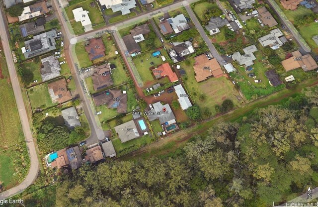1619 Walea St, Wahiawa, HI 96786 - bird's eye view with a residential view