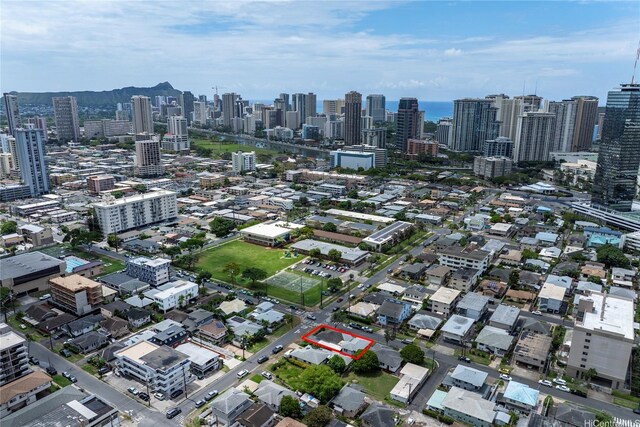 832 Hauoli St, Honolulu, HI 96826 - aerial view featuring a view of city