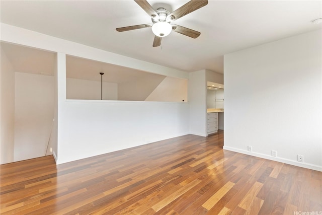 46-130 Kiowai St Unit 2724, Kaneohe, HI 96744 - unfurnished room featuring ceiling fan and wood finished floors