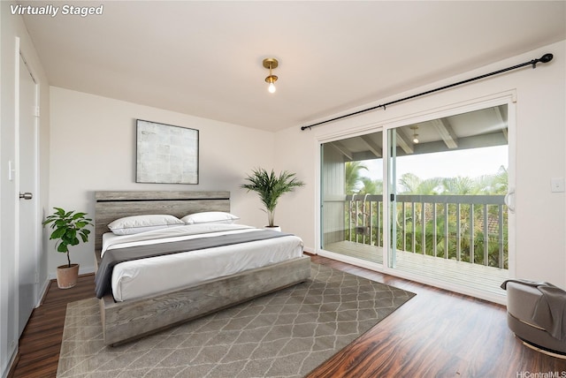 94-1081 Anania Cir Unit 12, Mililani, HI 96789 - bedroom featuring wood finished floors and access to exterior