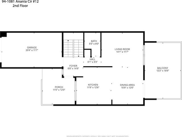 94-1081 Anania Cir Unit 12, Mililani, HI 96789 - view of layout