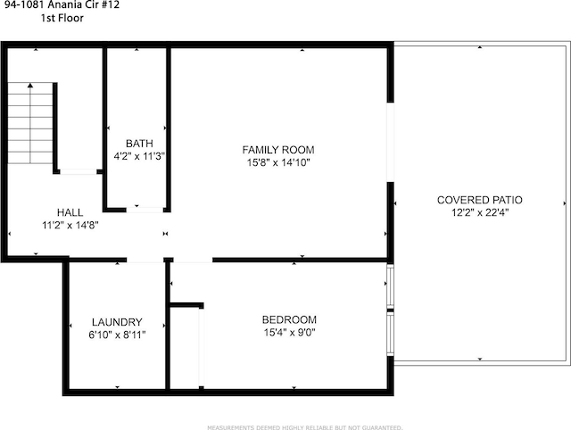 94-1081 Anania Cir Unit 12, Mililani, HI 96789 - floor plan