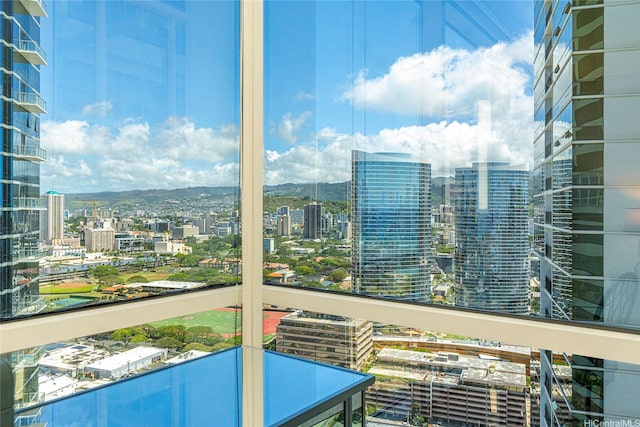 exterior space featuring a view of city
