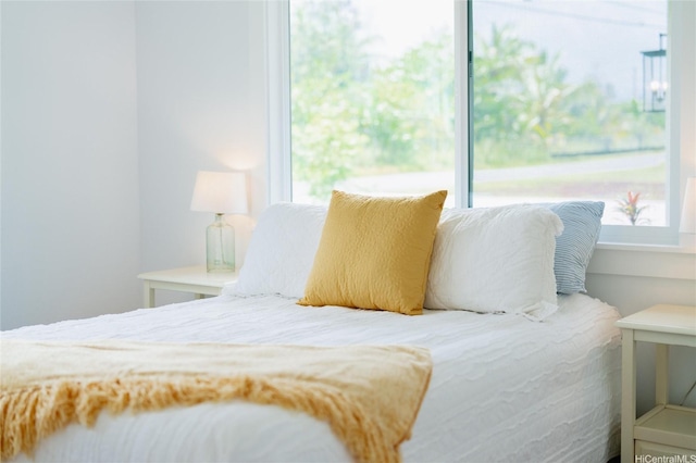 bedroom featuring multiple windows
