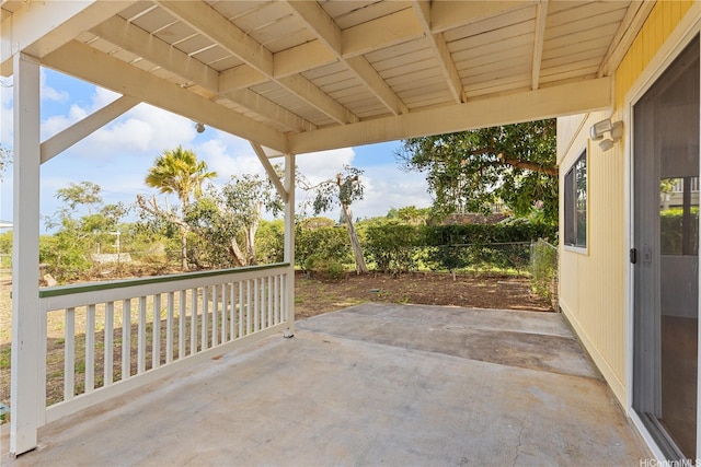 view of patio