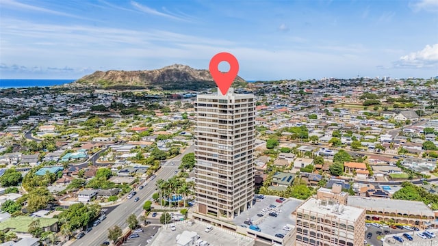 4340 Pahoa Ave Unit 19D, Honolulu, HI 96816 - aerial view of property's location featuring a mountainous background