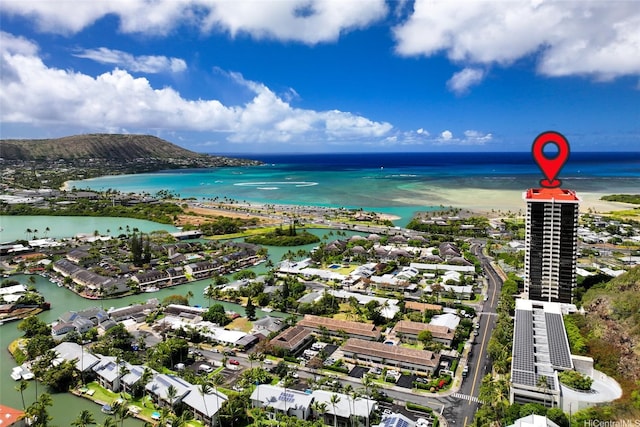 250 Kawaihae St Unit 18D, Honolulu, HI 96825 - aerial view of residential area with a large body of water