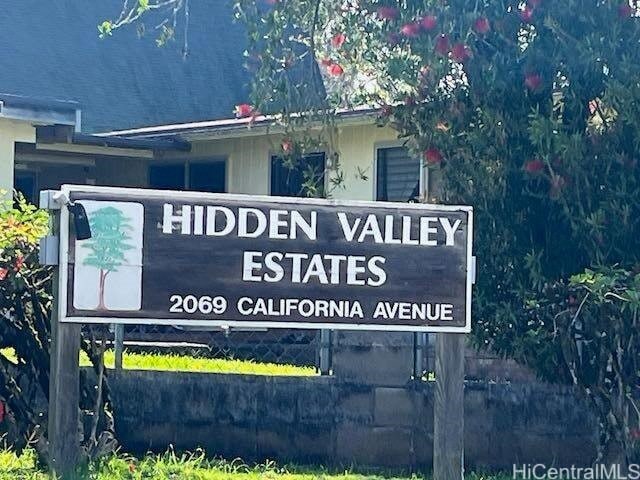 2069 California Ave Unit 7A, Wahiawa, HI 96786 - view of community / neighborhood sign