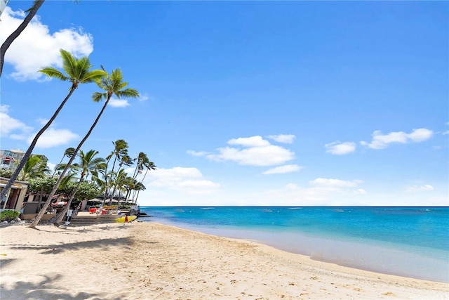 2895 Kalakaua Ave Unit 1202, Honolulu, HI 96815 - water view featuring nearby beach