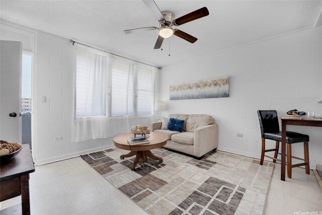 98-114 Lipoa Pl Unit 209, Aiea, HI 96701 - living area with ceiling fan and light flooring
