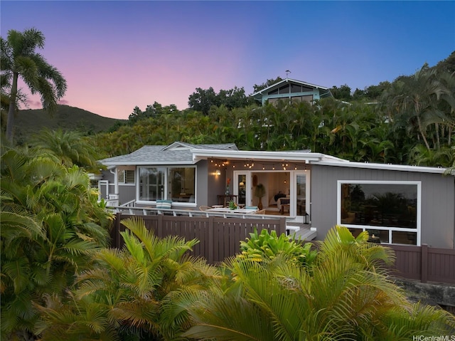 44-102 Kauinohea Pl, Kaneohe, HI 96744 - view of front of house with fence