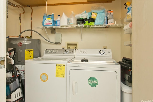 98-1819 Kaahumanu St Unit 78B, Aiea, HI 96701 - laundry area featuring separate washer and dryer and water heater