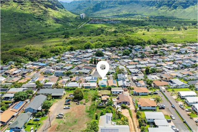 84-541 Nukea St, Waianae, HI 96792 - bird's eye view featuring a mountain view and a residential view