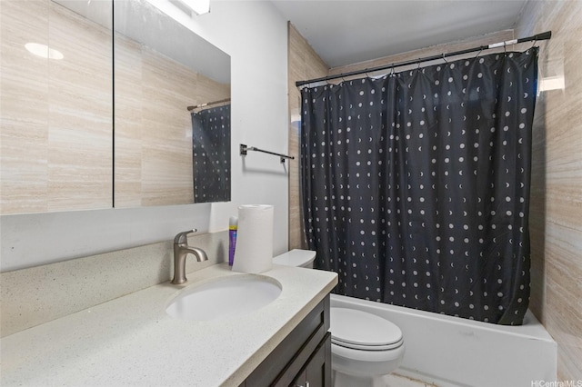 84-541 Nukea St, Waianae, HI 96792 - full bath featuring shower / tub combo with curtain, vanity, and toilet