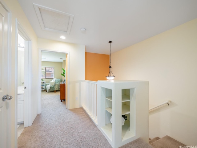 91-2067 Kaioli St Unit 503, Ewa Beach, HI 96706 - hall with light colored carpet and recessed lighting