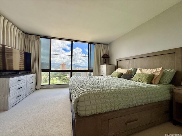 990 Ala Nanala St Unit 19A, Honolulu, HI 96818 - carpeted bedroom featuring a wall of windows