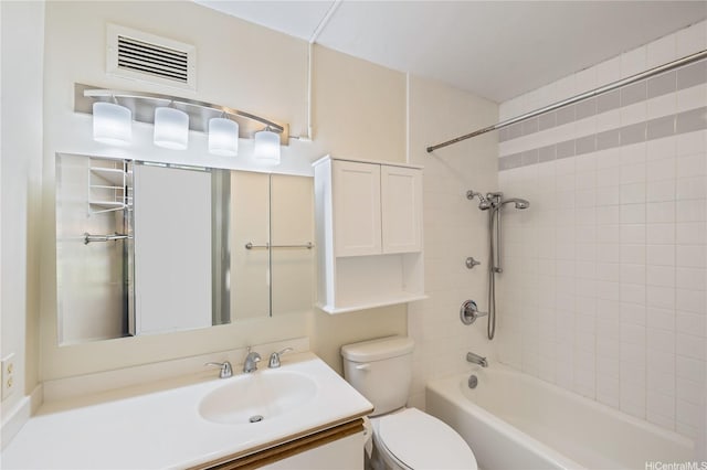 1687 Pensacola St Unit 804, Honolulu, HI 96822 - bathroom with toilet, vanity, and shower / tub combination