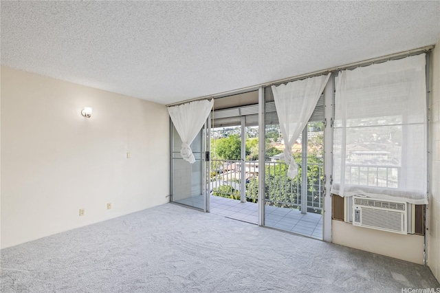 1687 Pensacola St Unit 804, Honolulu, HI 96822 - carpeted spare room with cooling unit and a textured ceiling