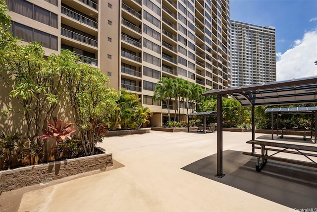 surrounding community featuring a pergola