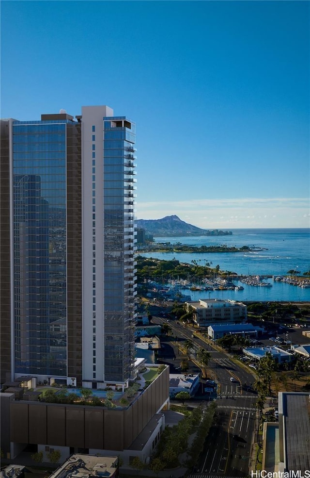 728 Ala Moana Blvd Unit 2007, Honolulu, HI 96813 - view of city with a water and mountain view
