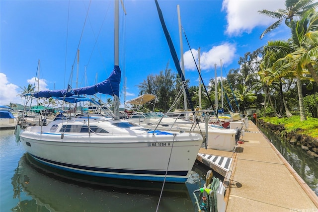 45-995 Wailele Rd Unit 8, Kaneohe, HI 96744 - dock with a water view