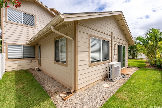 91-113 Kaakina Pl, Ewa Beach, HI 96706 - view of property exterior with a cooling unit
