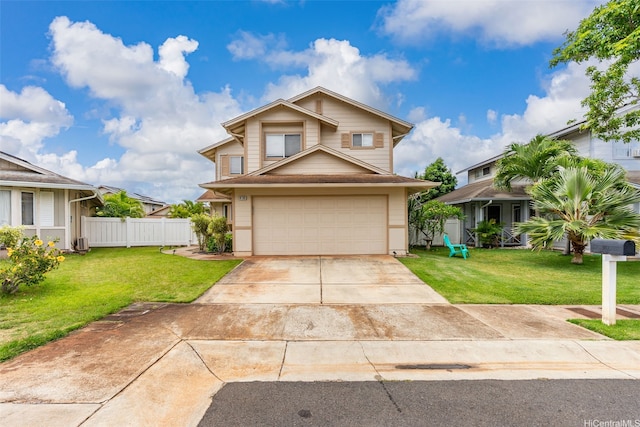 91-113 Kaakina Pl, Ewa Beach, HI 96706 - traditional home with concrete driveway and an attached garage