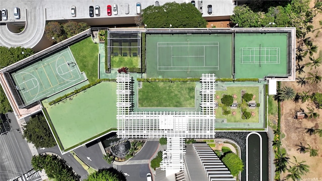 bird's eye view