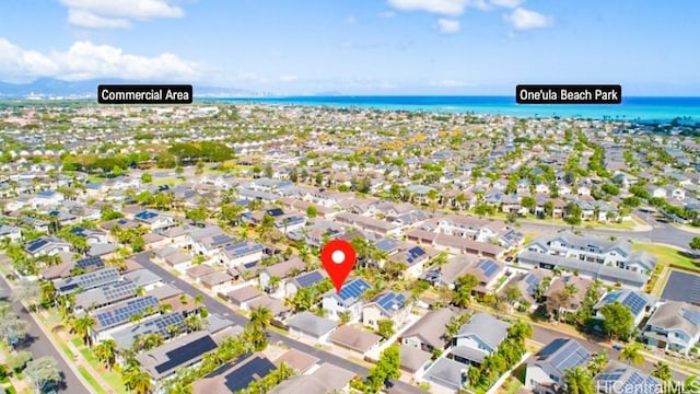 91-1040 Kaihohonu St, Ewa Beach, HI 96706 - aerial perspective of suburban area with a large body of water
