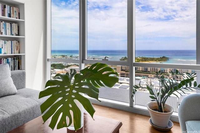 1391 Kapiolani Blvd Unit 2512, Honolulu, HI 96814 - sunroom with a water view