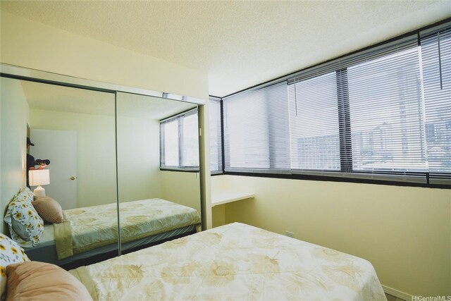 bedroom featuring a closet