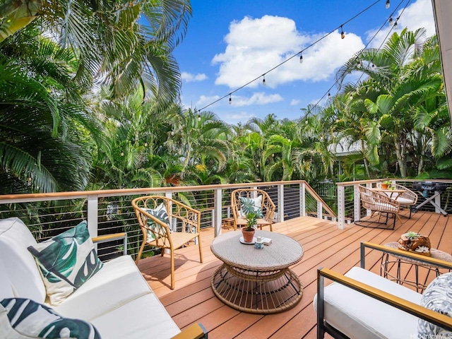 567 Kawailoa Rd Unit E, Kailua, HI 96734 - view of wooden deck