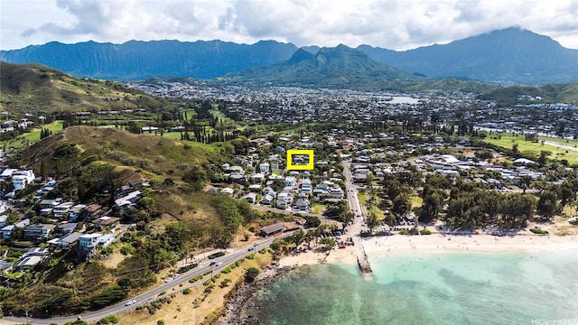 567 Kawailoa Rd Unit E, Kailua, HI 96734 - view of property location featuring mountains and nearby suburban area