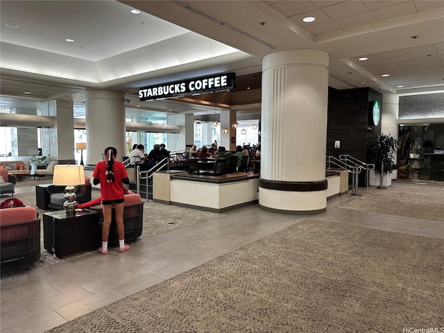 view of community lobby