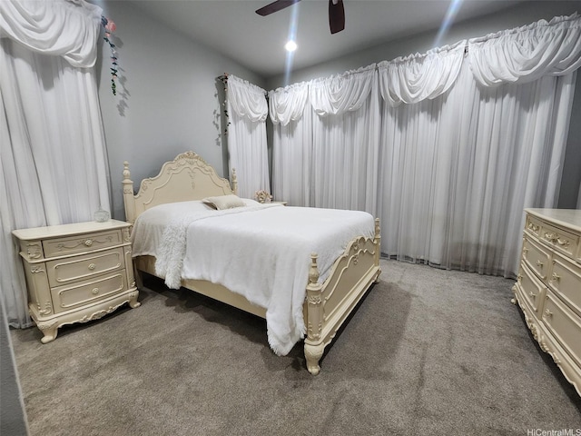 47-285 Waihee Rd Unit D, Kaneohe, HI 96744 - carpeted bedroom featuring ceiling fan