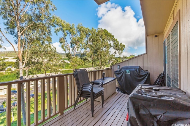 92-1044 Kanehoa Loop Unit 85, Kapolei, HI 96707 - wooden deck with area for grilling