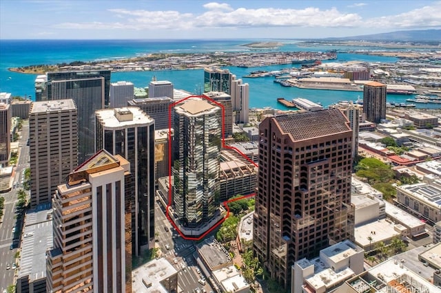 1088 Bishop St Unit 3706, Honolulu, HI 96813 - view of urban area with a nearby body of water